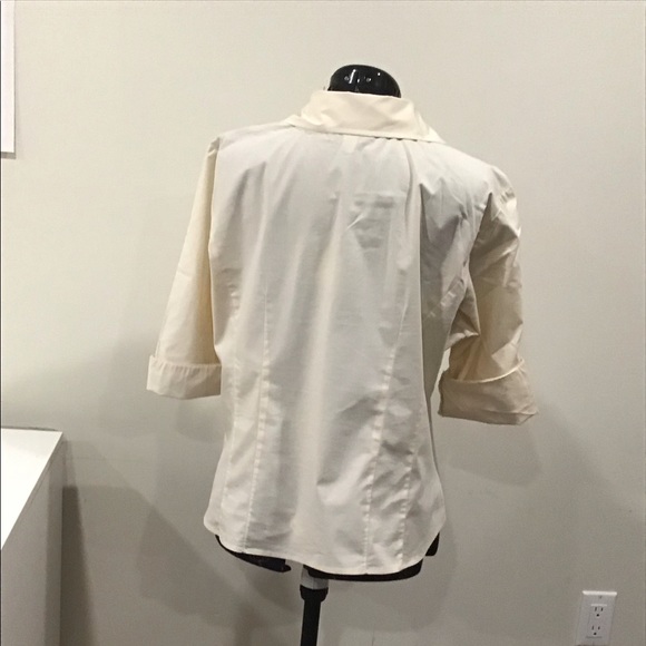 Cream Lanalee button down blouse - Picture 2 of 6